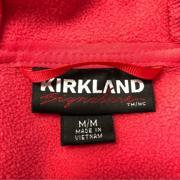 Kirkland Signature Water Repellant Wind Resistant Softshell Jacket Coral Size Md - Picture 3 of 10